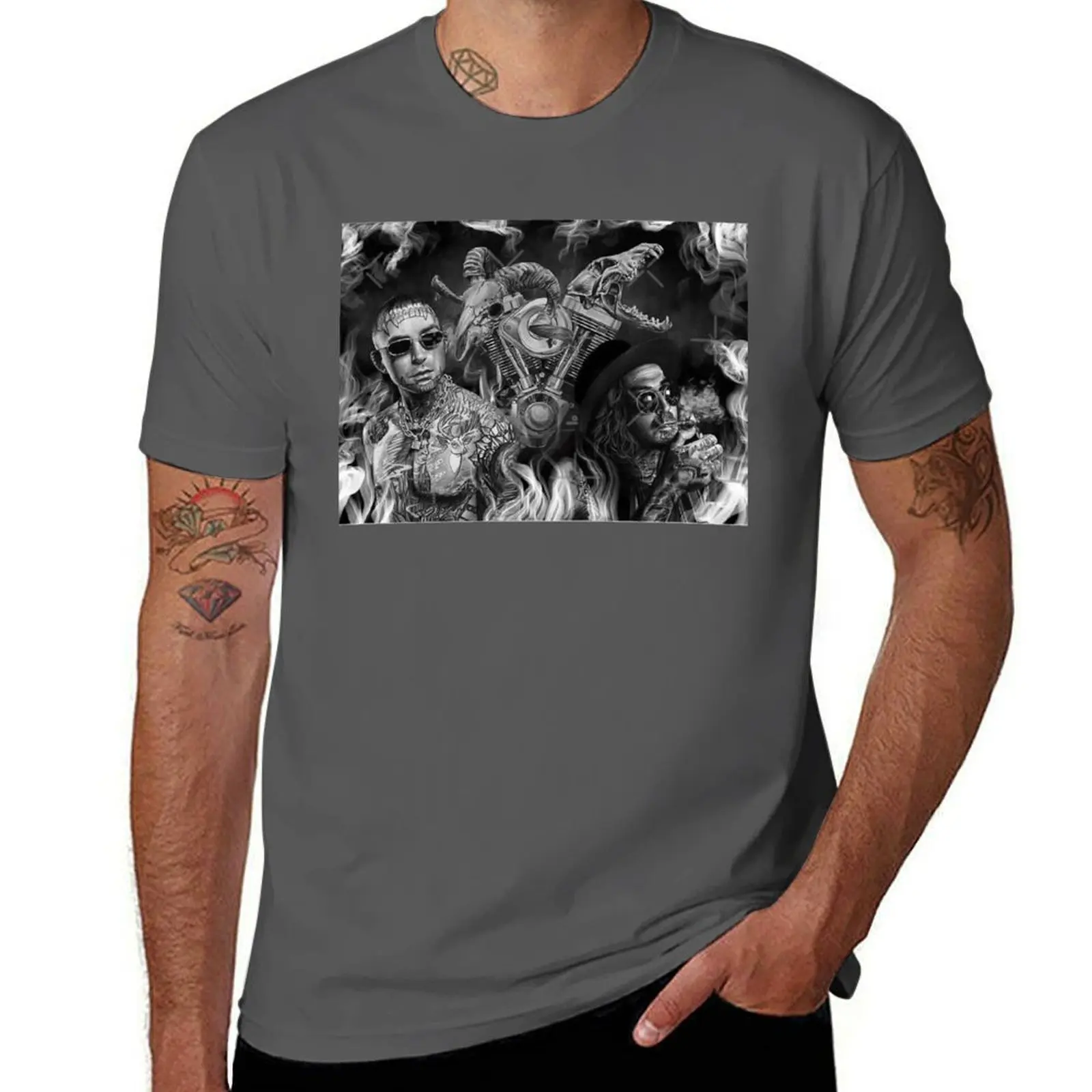 

Yelawolf x Caskey Classic T-Shirt men t shirt cotton 100% man t shirt graphic T-Shirt