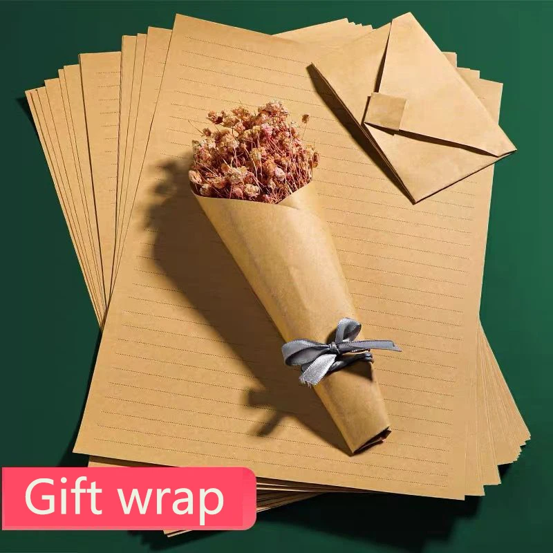 50 Sheets Letter Writing Papers Vintage Letter Papers Stationary Set Lined for Invitations Greeting Letter