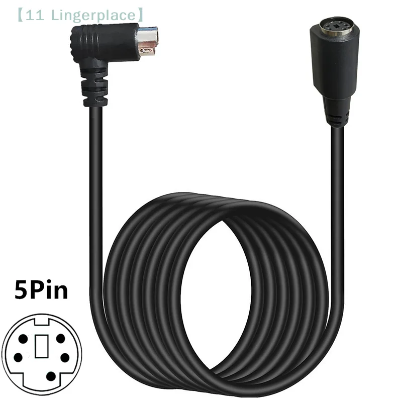Mini Din S-Video 5 Pin Audio/Video Cable For Home Theatre MIDI AT Keyboard Game Equipment Security Monitor Musical Instrument