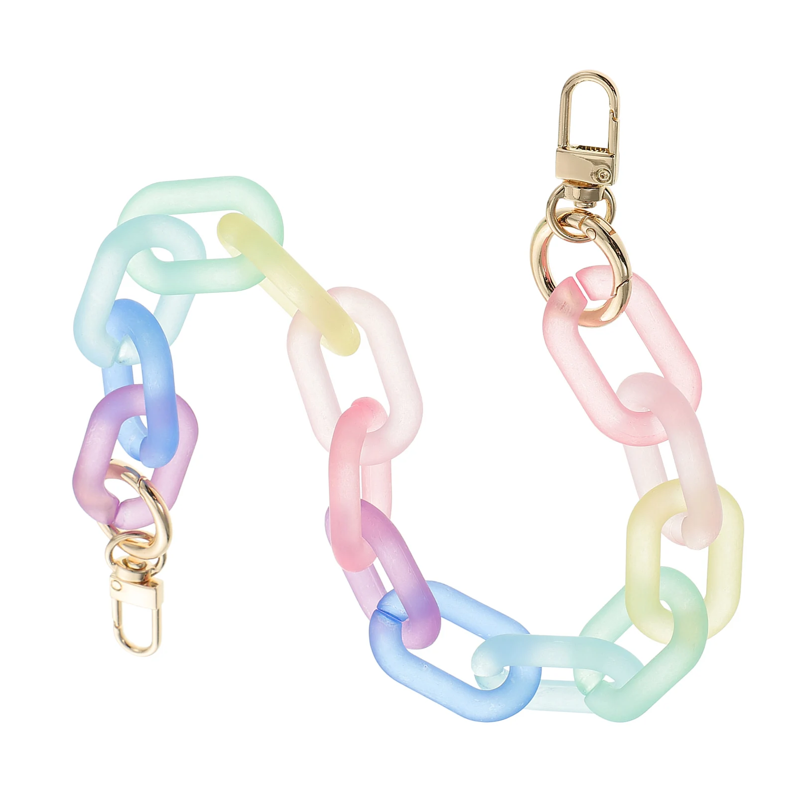 Environmental Protection Purse Chain Rainbow Matching Stylish Mini Bag Replacement Strong Bearing Long Life Shoulder Strap for H