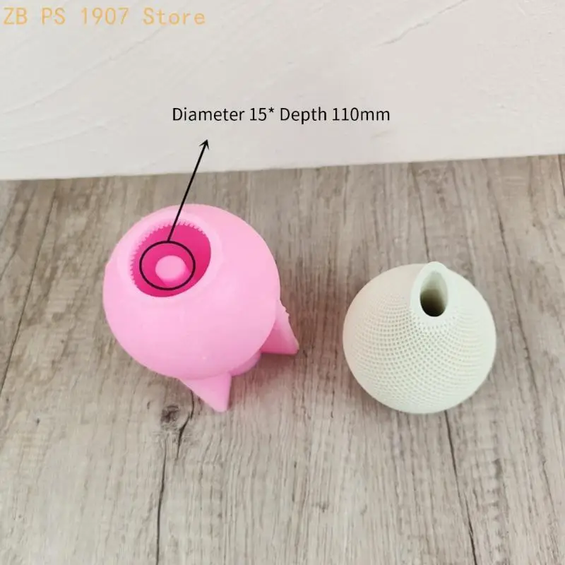 

Water Droplet Silicone Mold Flower Storage Vase Epoxy Mold Suitable for Diy Crafts Jewelry Container Home Decorations 55KA