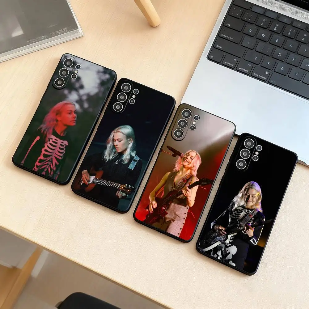 Phoebe Bridgers Ghost Singer  Phone Case For Samsung S25,S24,S21,S22,S23,S30,Ultra,S20,Plus,Fe,Soft Silicone Black Cover Gift