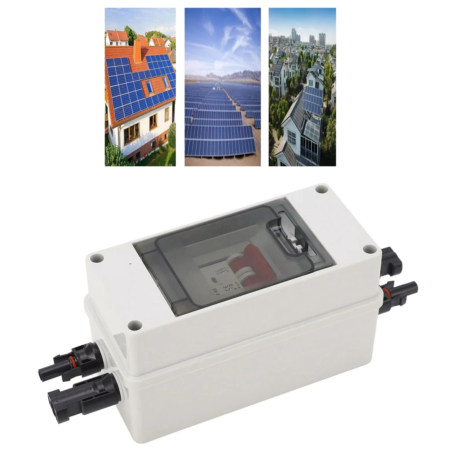 

Solar Disconnect Switch Mini Circuit Breaker with IP65 Waterproof Distribution Box PV Disconnector DC500V Photovoltaic Disconnec