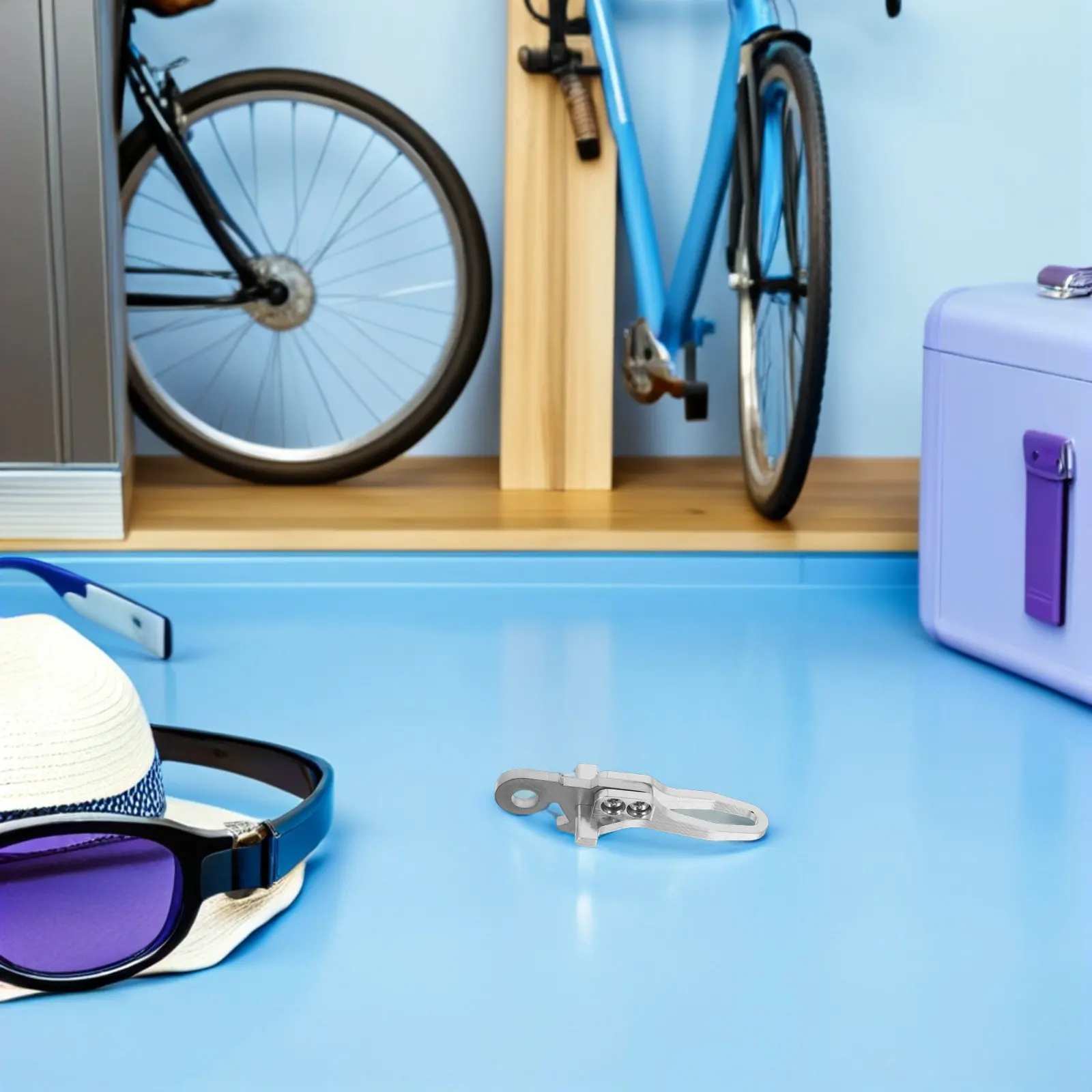 

Зажим для подседельного штыря складного велосипеда из нержавеющей стали и алюминиевого сплава с быстрым креплением и крюком для городской езды и велопрогулок