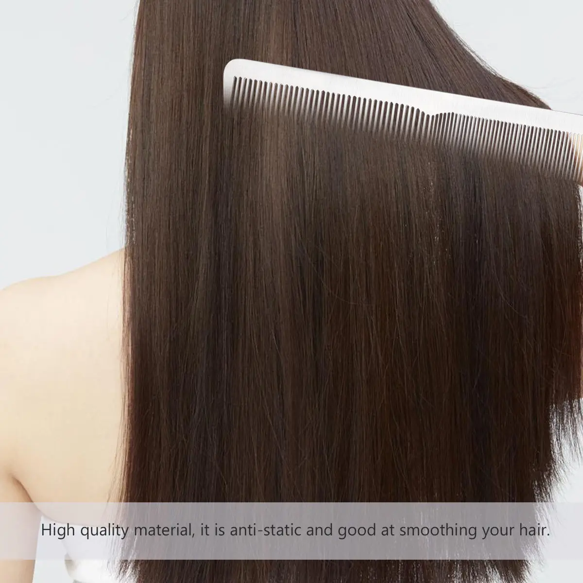

1Pcs Premium Anti-Static Hair Comb Professional Hair Dressing Styling Tool for Salon Home Use Sturdy Smooth Fine Toothed 19x3cm