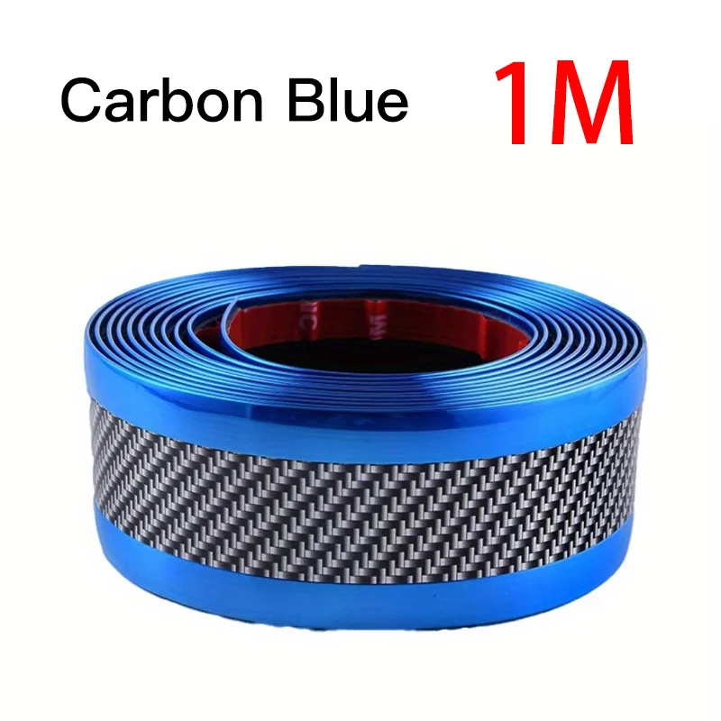 Nano Koolstofvezel Auto 3D Tape Zelfklevende Sticker Deurspiegel Plakbeschermer PVC Strip DIY Bescherming Waterdichte Vinyl Wrap