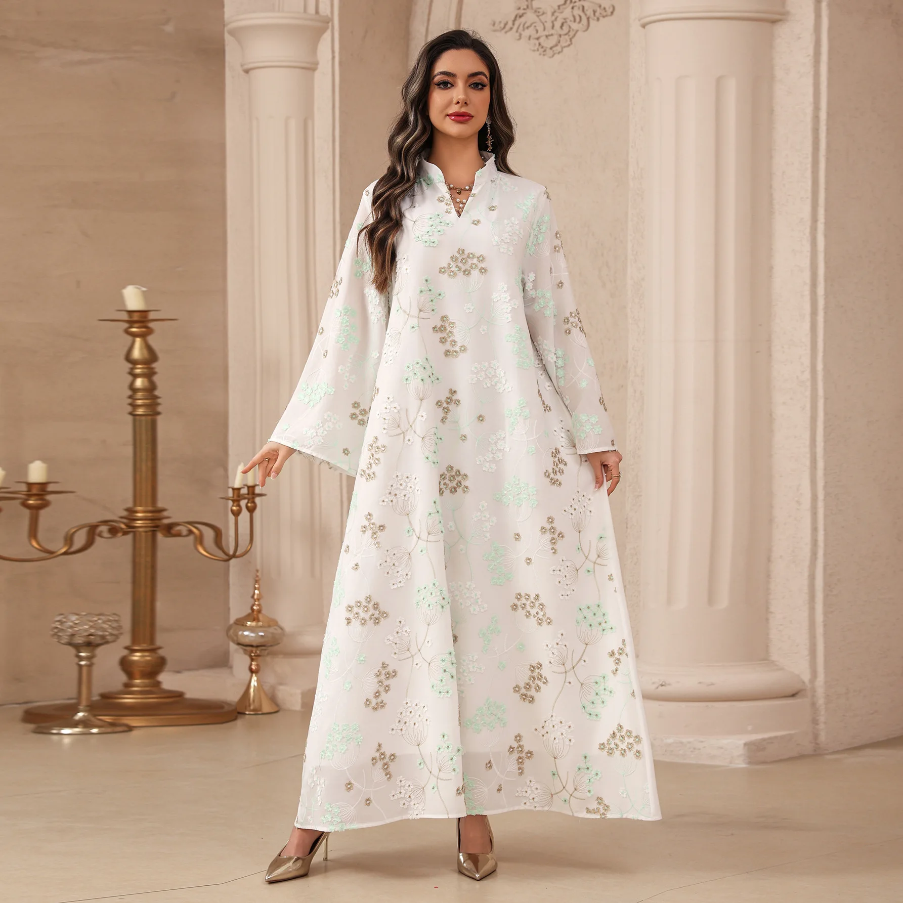 eid dresses for women Modern Wear in Pastel Purple Party Gown Maxim Creation Material Satin Fabric Washing instructions Dry Clean Only Eid Dresses for Women 2026
