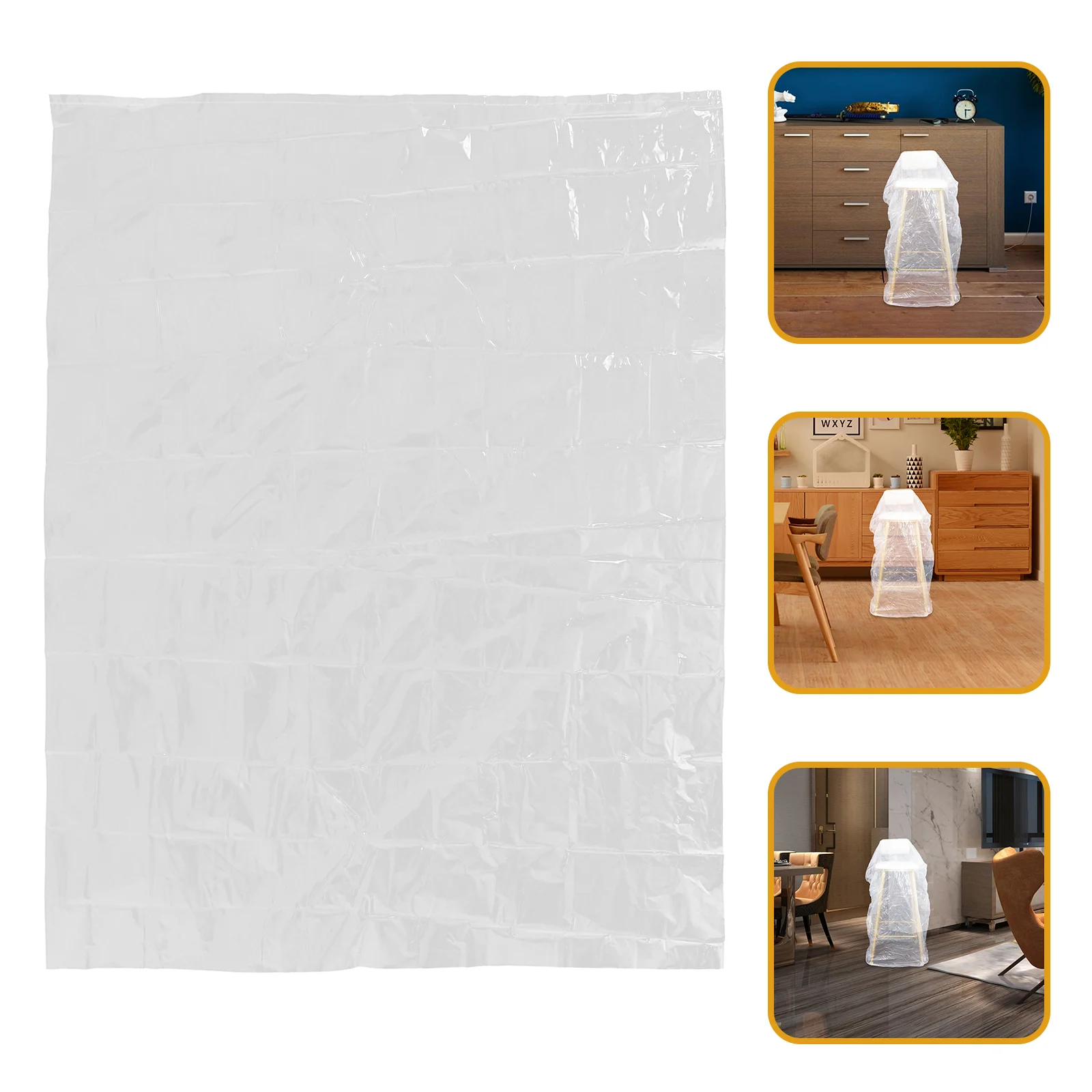 Furniture Protective Cover Deck Chair Clear Covers Plastic for Storage Tablecloth / Dust Jacket