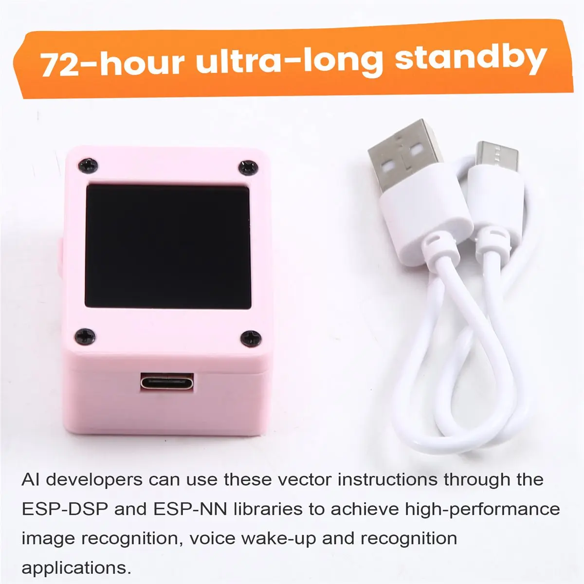 L63A For XiaoZhi AI- Smart WiFi AI Companion Robot with 1.54Inch Screen - Voice Assistant and Emotional Interaction