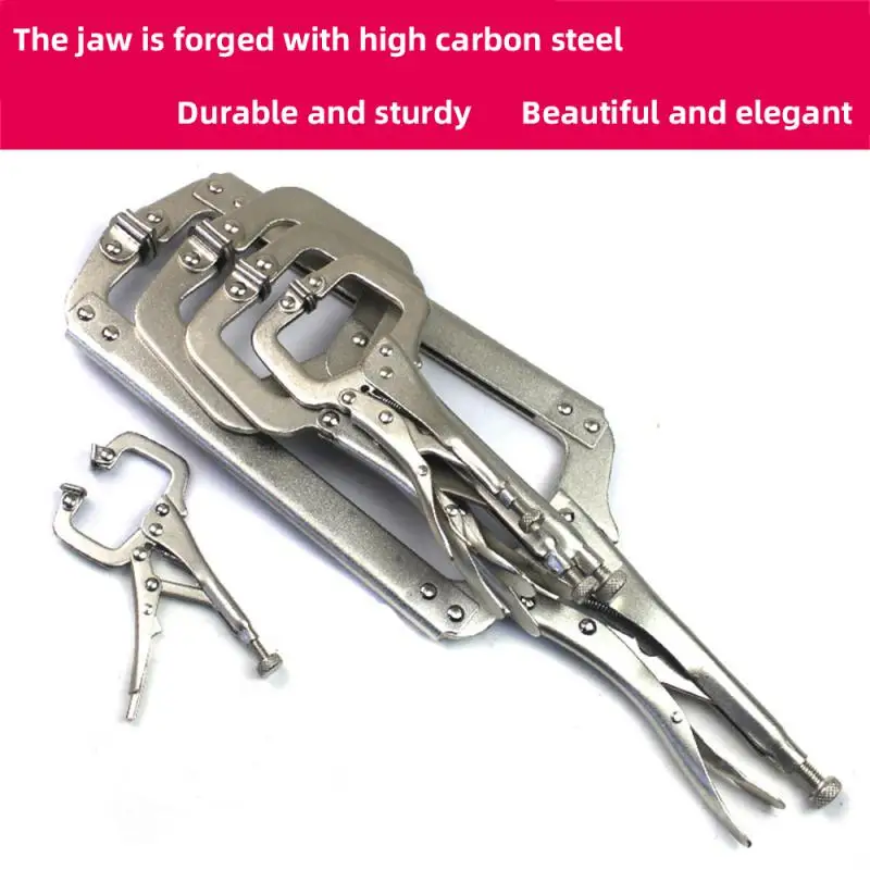 5/9/11 Inch C Clamp Assorted Locking Welding Clamp Mini Alloy Locking Pliers For Hand Repair Tools Wood Working