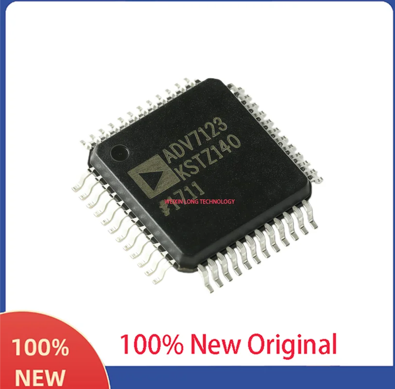 Newly manufactured original ADV7123KSTZ140  LQFP-48 10-bit high-speed video DAC chip