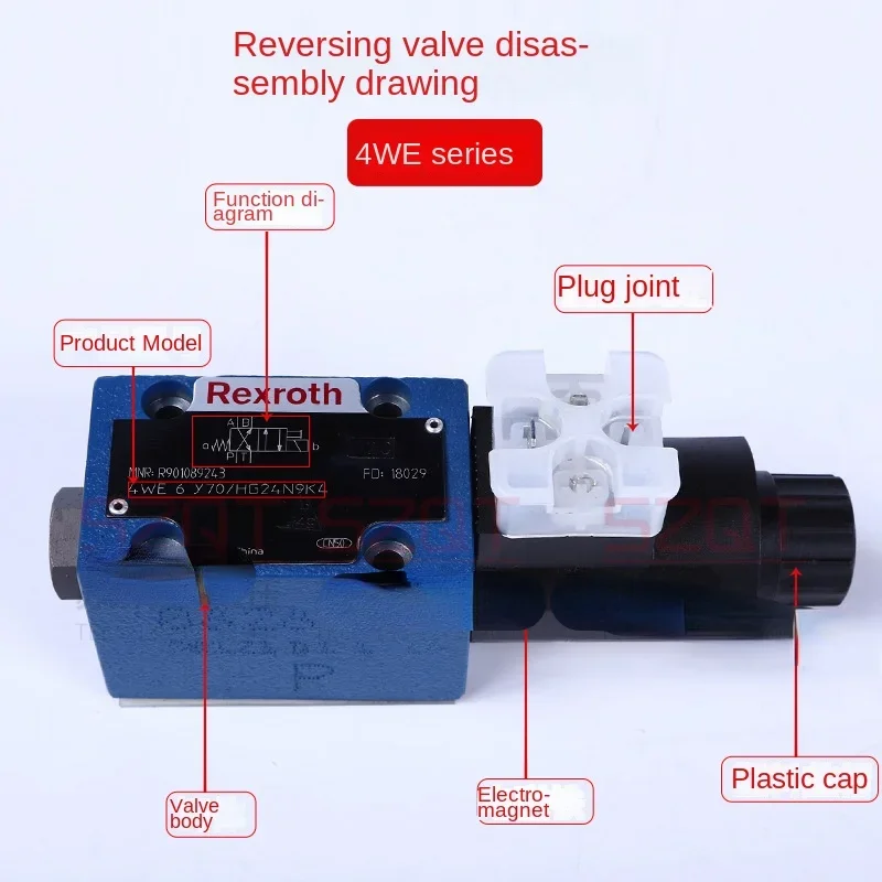 

4we6y70-hg24n9k4 Magnetic Exchange Valve Three Unit Four Passage Flow Control Valve