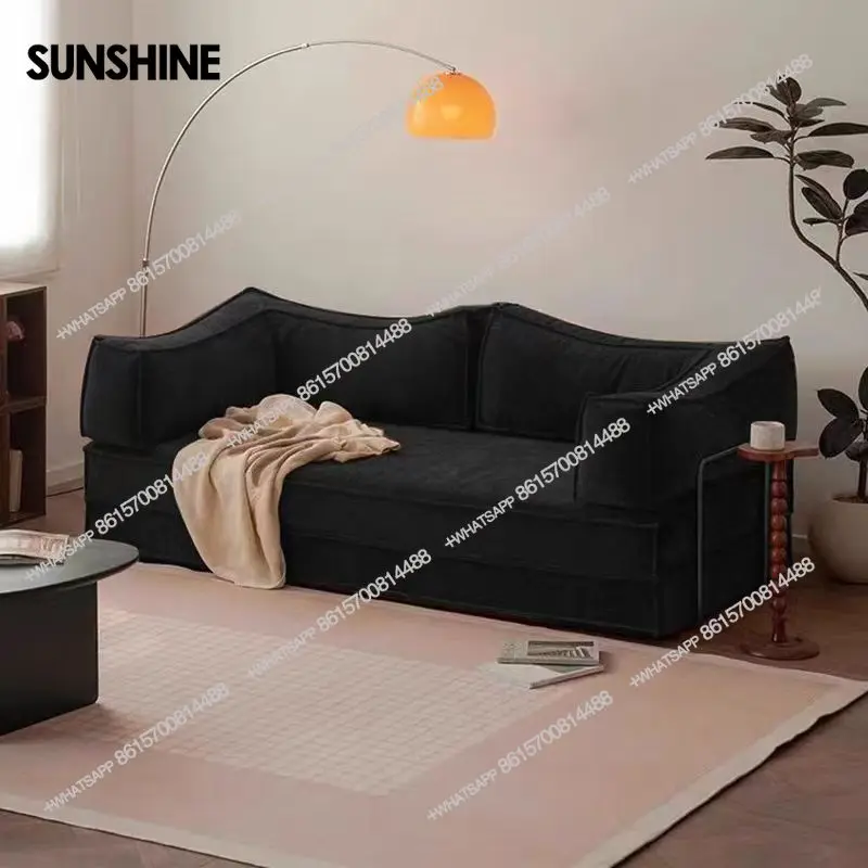 

European Boneless Couch Foldable High-end Corduroy