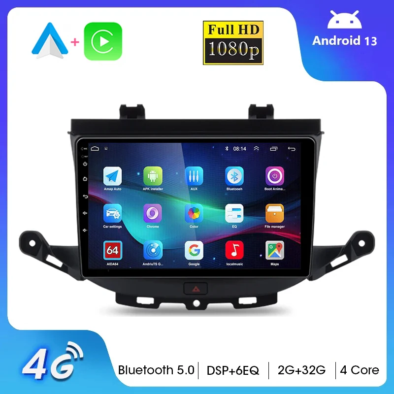 For Opel Astra K 2015 2016 2017 2018 2019 touch Screen Stereo Head Unit Car Radio Multimedia Navigation DSP BT NO 2DIN DVD