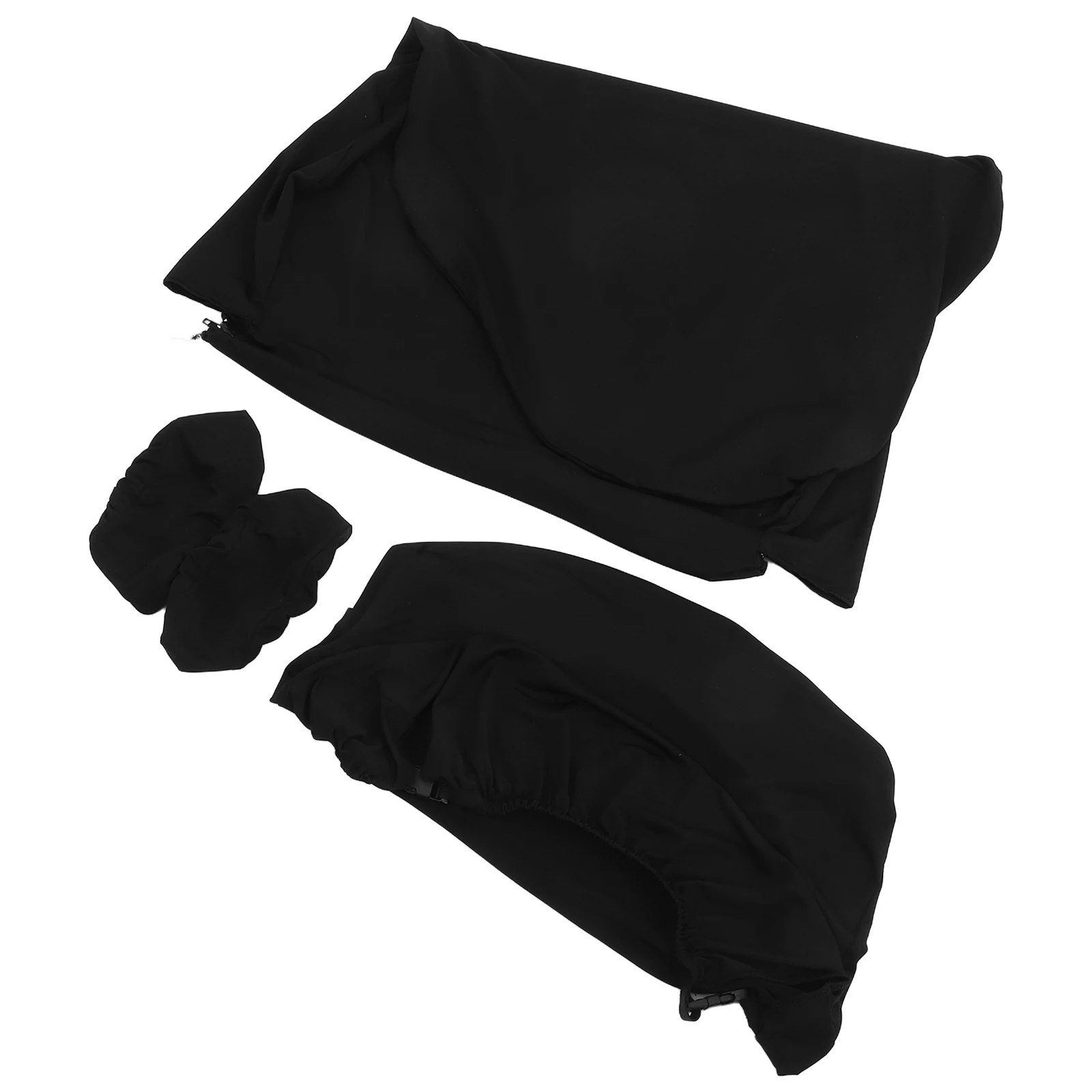 

1 set Stretchable Chair Cover Set Black Elastic Computer Office Gaming Chair Armrest Protector Seat Cushion Slipcover