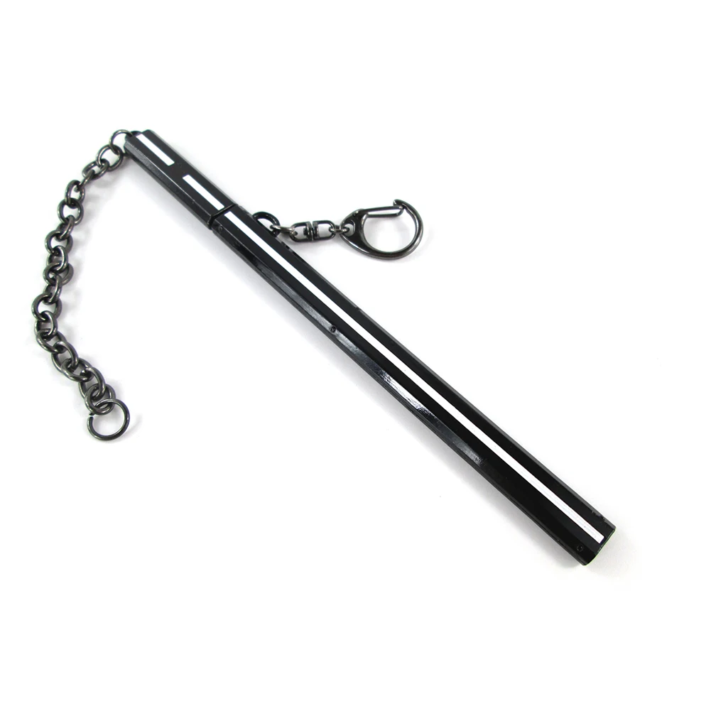 1/6 Mini Katana Shippden Uchiha Sasuke Ama no Murakumo no Turugi 17cm/6.7in Cosplay Black Red Sword Model Key Chain Ring Gift