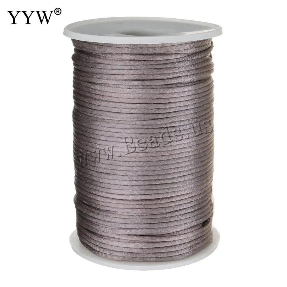 23 pçs por atacado 2mm forte trançado macrame cetim de seda corda de cabo de náilon diy fazendo descobertas linha de corda fio de linha diy