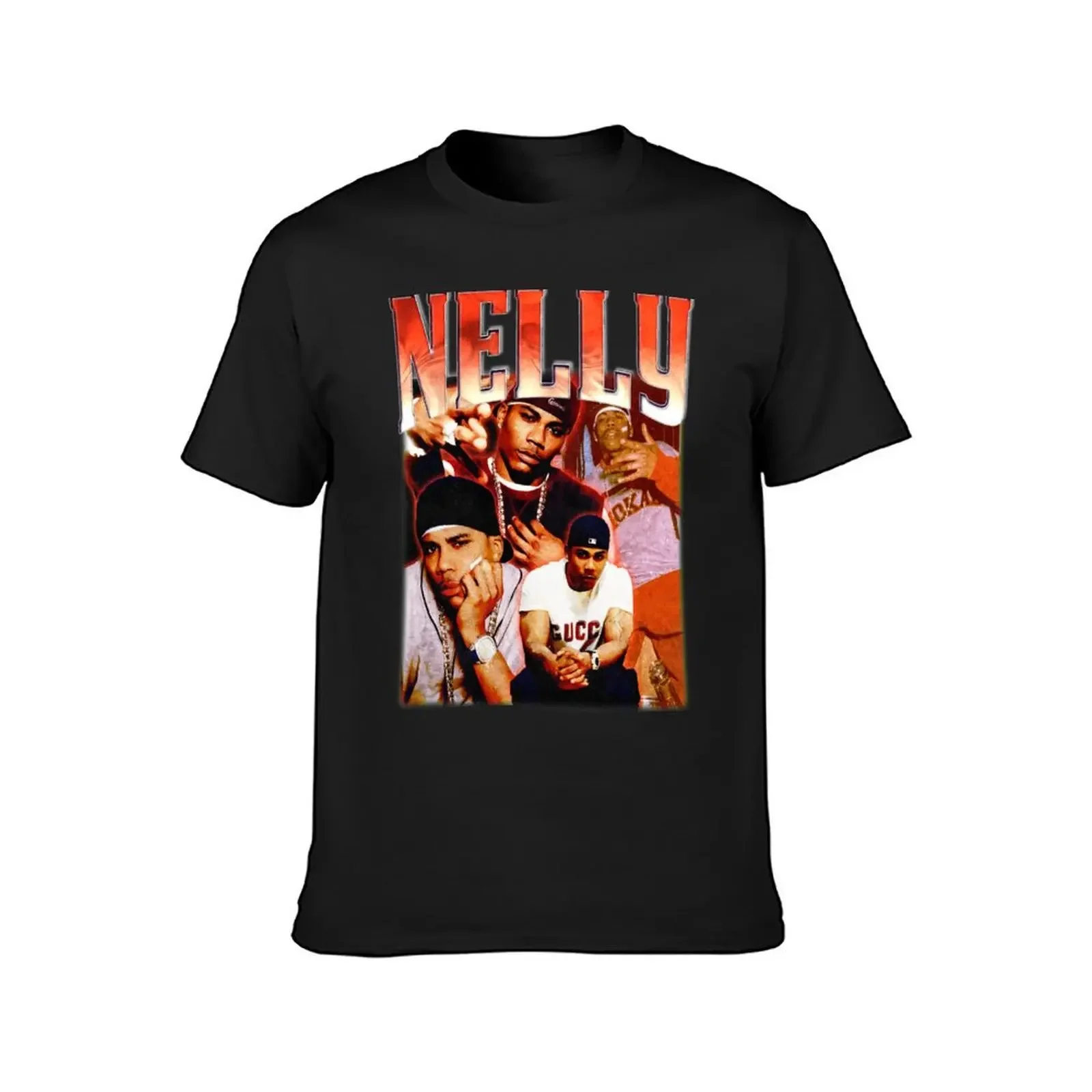 Nelly 90s Vintage T-Shirt graphics heavyweights mens big and tall t shirts Anime Graphic T-shirts for Men Clothing Women Tees