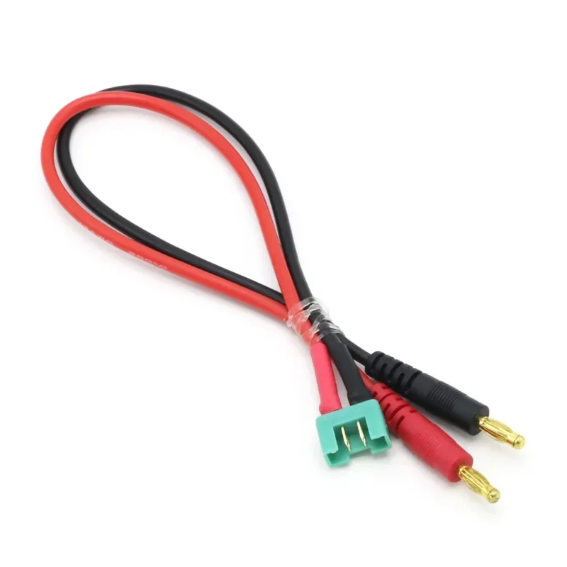 AMASS B6 Charge Line 4.0mm Banana Plug to T Plug EC3 EC5 XT30 XT60 XT90 MPX TRX AS150  With Silicone Cable 30CM for Rc Lipo view 6