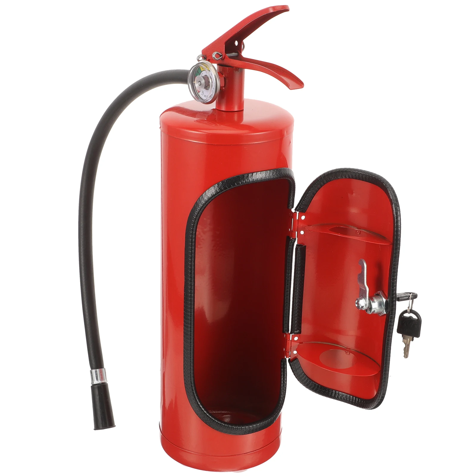 

Fire Extinguisher Shape Wine Box Ornaments Mini Bar Wine Cabinet Crafts Decoration Champagne Storage Box Fireman's Gifts