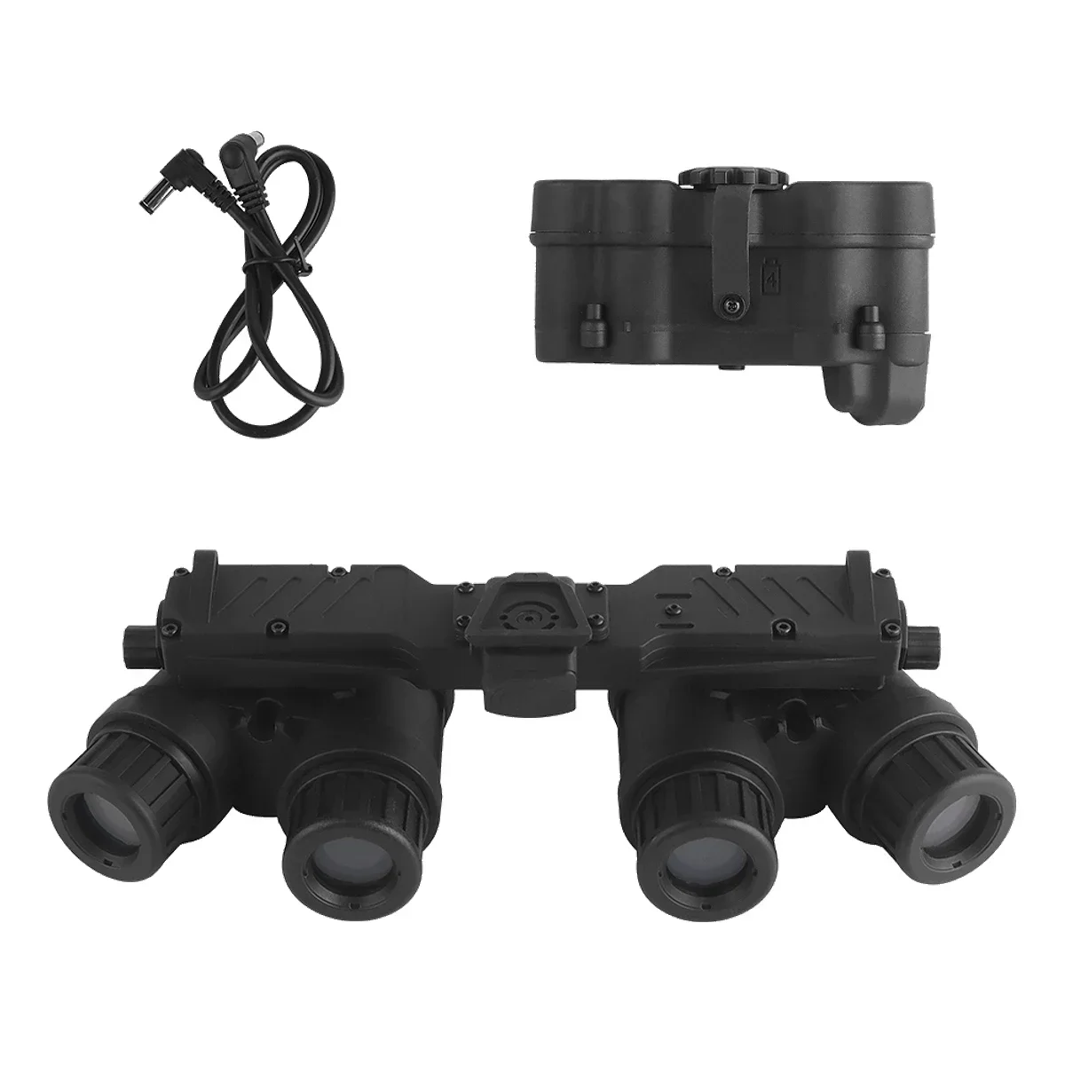 NVG 18 tactische helm nachtkijker, model MICH M88, FAST FMA luchtpistool, L4G24, helmzitting PVS-15, PVS-15