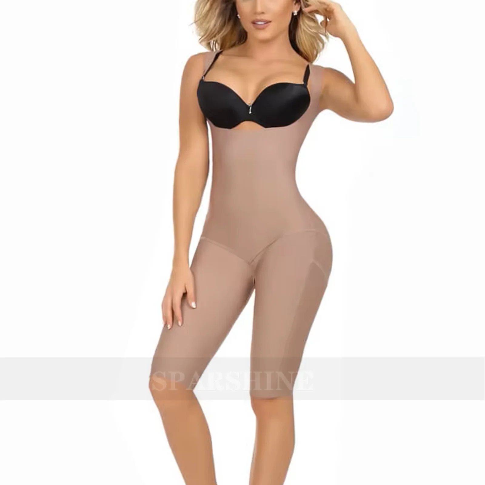 Fajas Bodysuit Seamless Shapewear Slimming One-Piece Tight Butt Lifter Shaper Underwear Women\'s Corset Knee length Shorts 2025