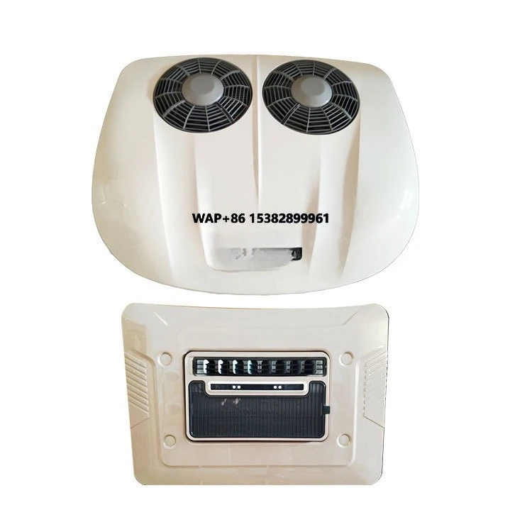 مكيف هواء سقف كهربائي لمقصورة الشاحنة العلوية RV، مكيف هواء يعمل بالبطارية 12 فولت 24 فولت #1