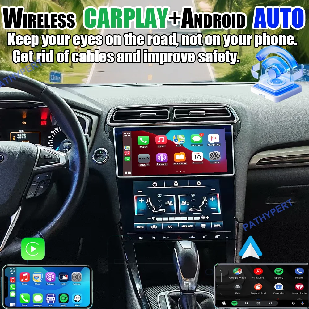 Android 15 For Ford Mondeo Fusion 2013-2018 Car Radio Multimedia Player Carplay 10.33