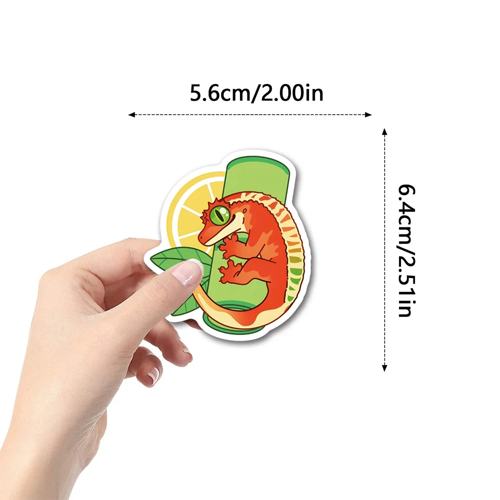 10/30/50/100 قطعة الزواحف الرائعة السحلية الكتابة على الجدران ملصقات الشارات DIY بها بنفسك محمول الهاتف سيارة سكيت السفر الأمتعة ملصق مضاد للمياه