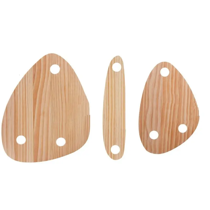 ABYA 3 Pieces Wine Bottle Topper Serving Tray, Wooden Topper Charcuterie Flat Serving Board, Party Floating Cheese