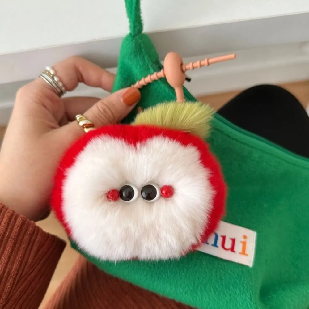 Trendy Cute Plush Keychain Big Eyes Doll Pendant Car Keychain Backpack Decoration Plush Pendant Accessories