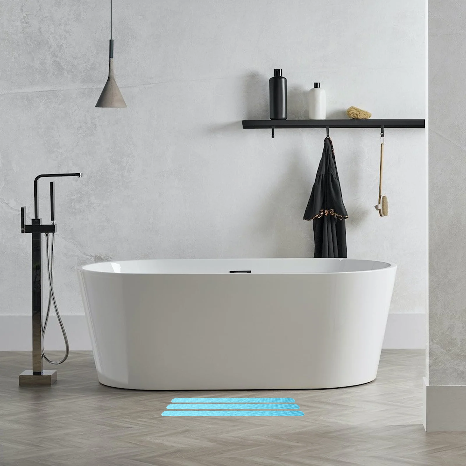 24 قطعة ملصقات دش شفافة غير قابلة للانزلاق Peva شرائط أمان لاصقة لحوض الاستحمام دش الدرج المطبخ بركة مكافحة زلة #3