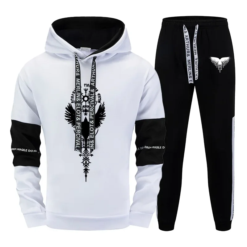 

Daily Sports Men's Tracksuit New Hot Sales Autumn Winter Casual Hooded Outdoor Single Sweatshirts And Sweatpants Comfort Quality