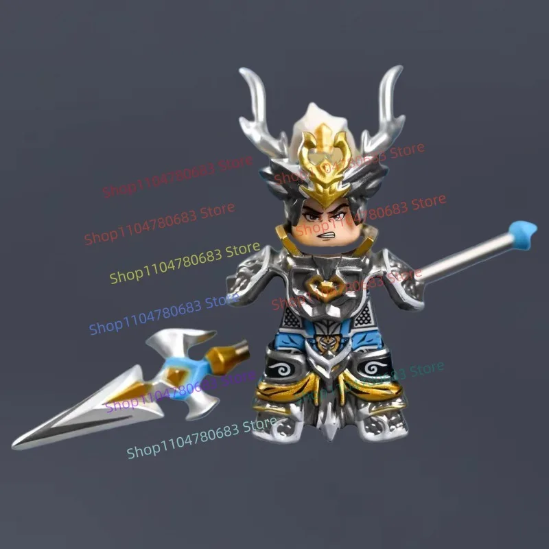 Bloques de construcción MOC General de guerra Han Xin Mini figuras de acción colección de juguetes educativos de dibujos animados para niños regalos de vacaciones