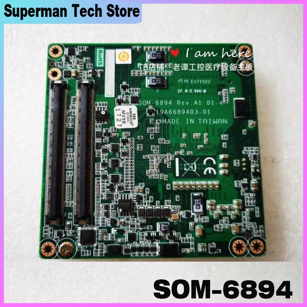 

SOM-6894 Rev.A1-4 Advantech original industrial control medical motherboard