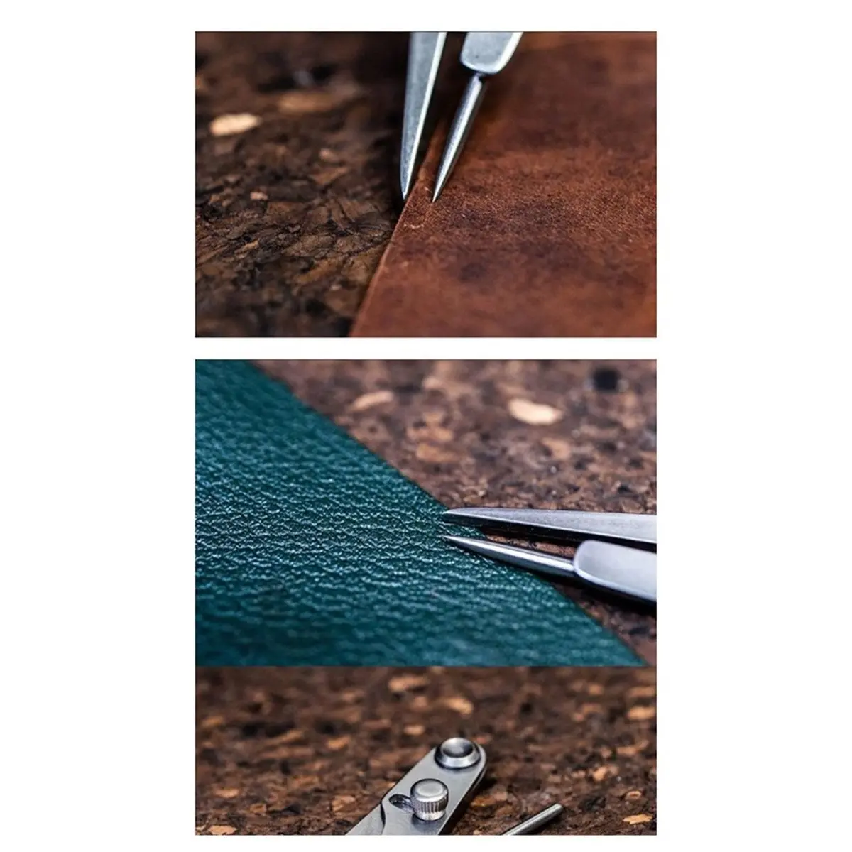 Nattools Pen Leather Scratch Gauge - 4803 Adjustable Stitching Spacing Tool for DIY Leathercraft