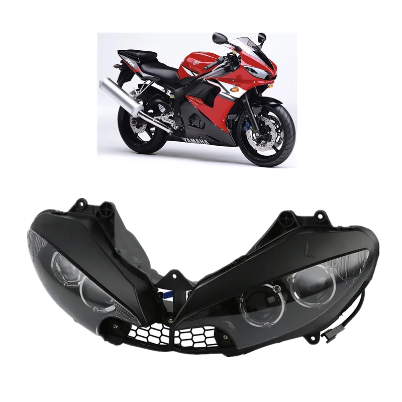 

Передняя фара в сборе для Yamaha YZF R6 2003-2005 YZF R6S 2006-2009 Запчасти для мотоциклов