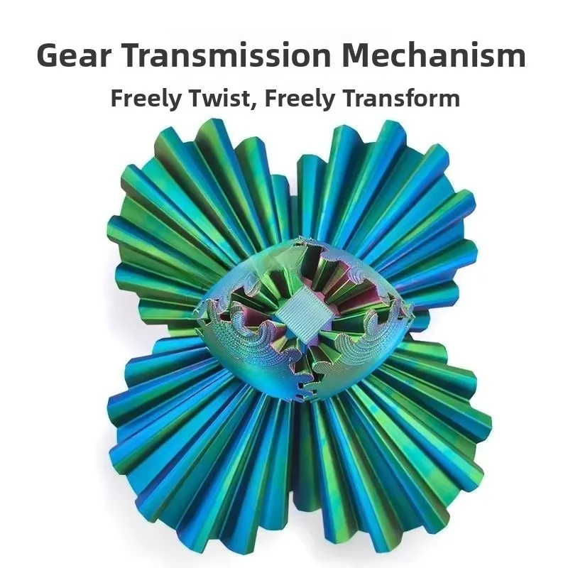 3D Printed Gear Ball Stereoscopic Model Eonal Toy for Children Aged 3 to 6 Years Old Brain Development Creative Prank Toy