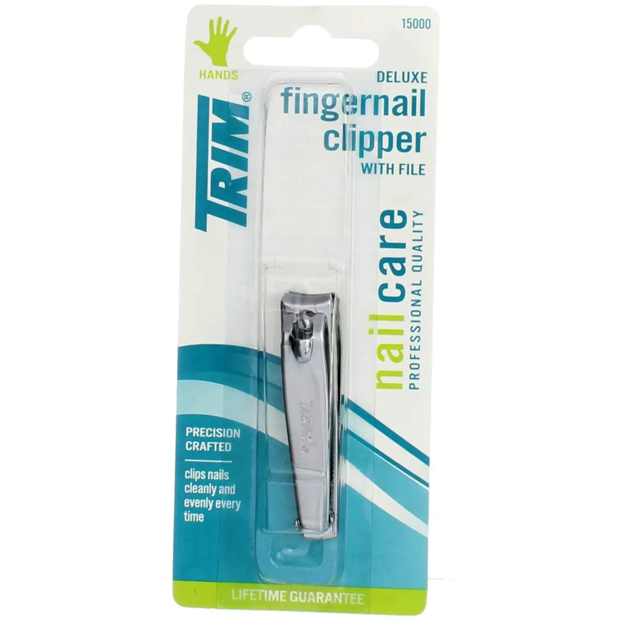 

3 Pack Premium Fingernail Clippers with File - Sharp, Durable, Smooth Cut