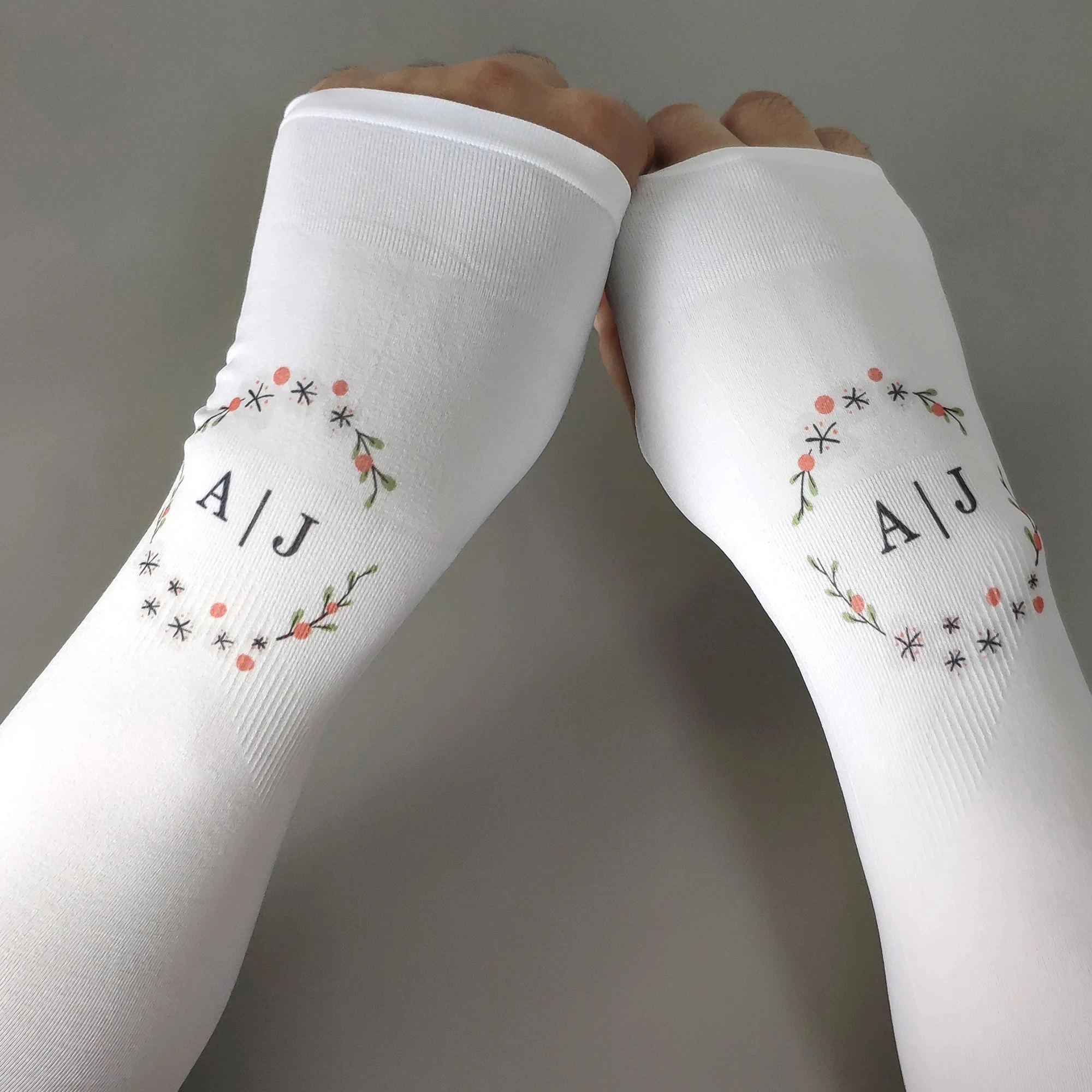 Summer print hot item personalized small fresh print sunscreen sleeves for men and women commuting