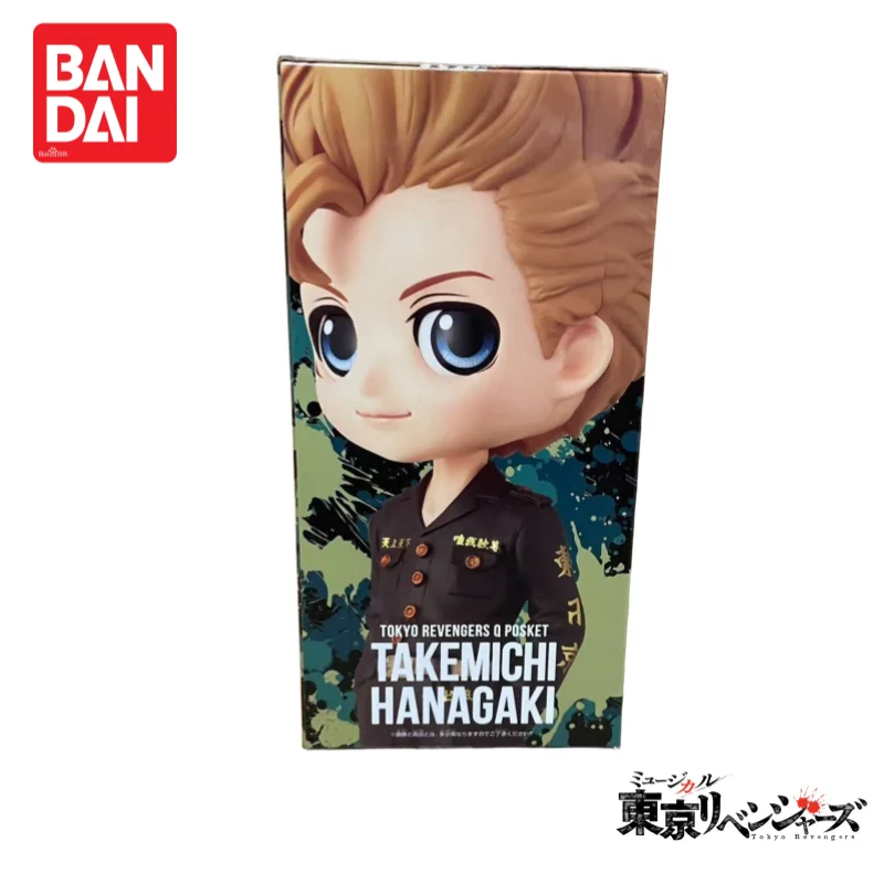 

In Stock Original Bandai Tokyo Revengers Qposket Takemichi Hanagaki Figurine Model Ornaments Holiday Gifts Action Figure Nuevo