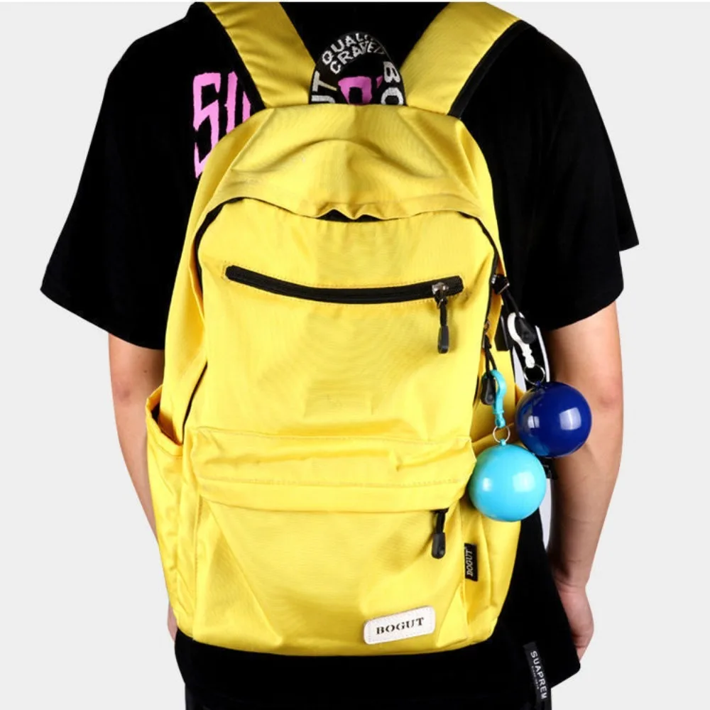 Convenient Key Ring Ball Disposable Raincoat 90X120cm Travel Poncho Portable Waterproof Raincoat Unisex