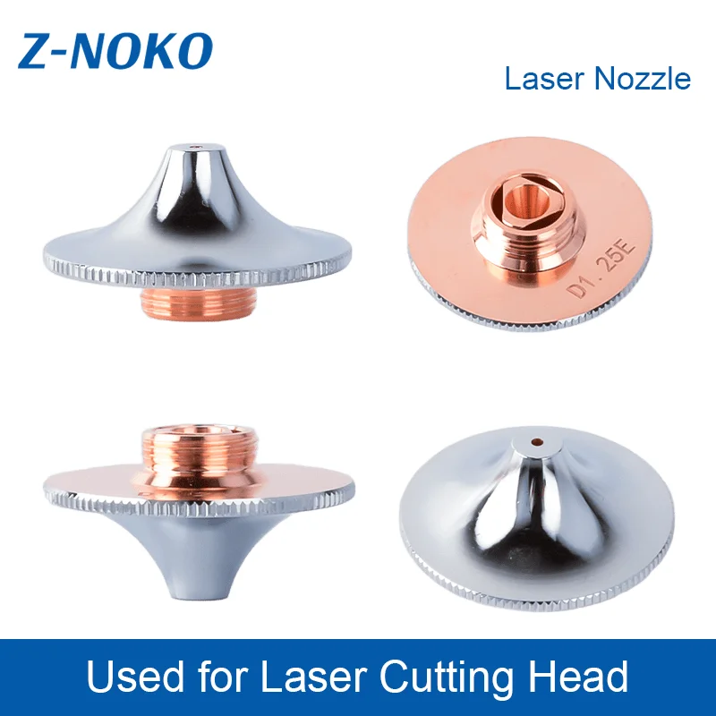 ZNOKO 10Pcs/Lot Laser Nozzle SP-S DE D28mm M11 H15 Single Layer for Raytools Precitec HANS SP-S Series Copper Nozzle