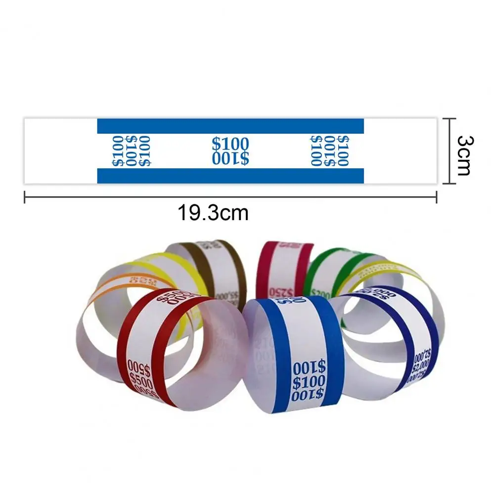 お金のバンドバンドル,お金のストラップオーガナイザー,自己シール,小冊子,小売および病院に最適,450個
