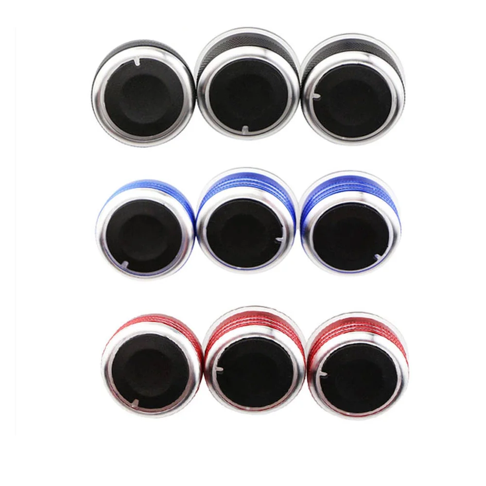 Aluminum Alloy Car Air Conditioning Knobs Heat Control Switch Button Knob for Toyota Old Corolla Before 2016 for BYD F3 F3R