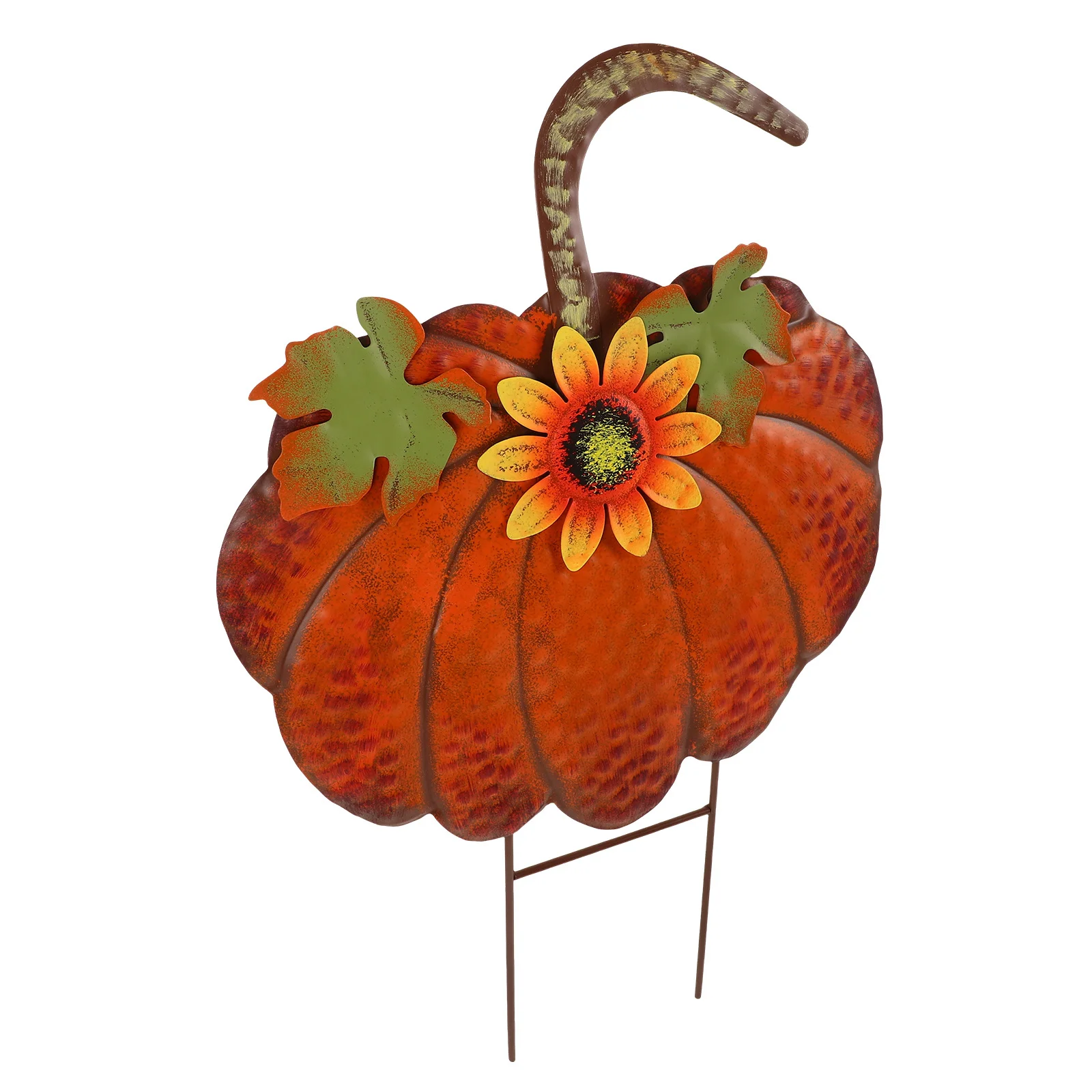 

Yellow Pumpkin Yard Sign Stake Sturdy Outdoor Garden Thanksgiving Lawn Decoration Party Decor Garden Stake Outdoor Sign