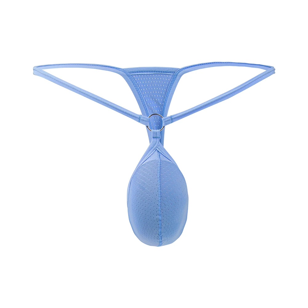 1pc Mutandine da uomo sexy Elastico a vita bassa G-string Slip Intimo Mesh traspirante T-Back Perizoma Mutande