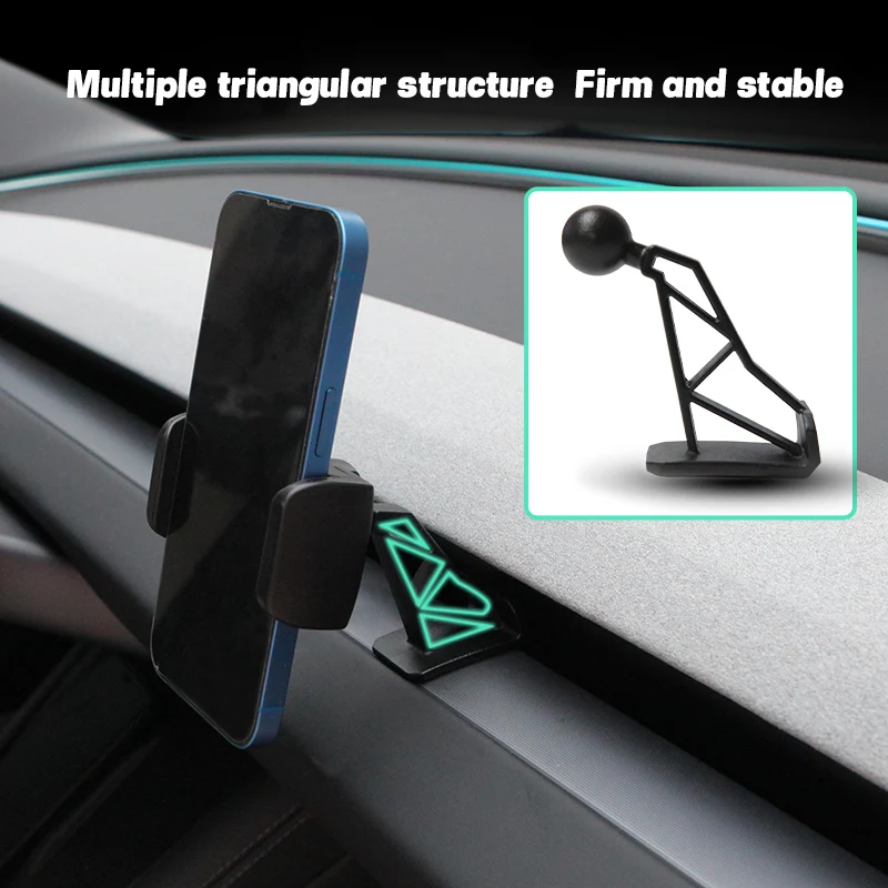 Magnetic Phone Holder For Tesla Model 3 Highland 2024 Strongest Magnet Dashboard Car Mount Phone Mount Car Holder Accessories