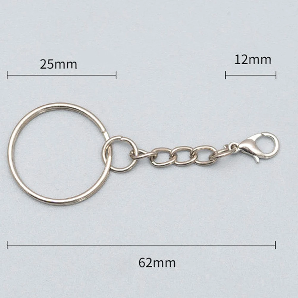 

40pcs Snap Hooks Keychain Accessories Durable Zinc Alloy Swivel Hooks For Key Rings Flashlight Pliers Multifunctional Jewelry