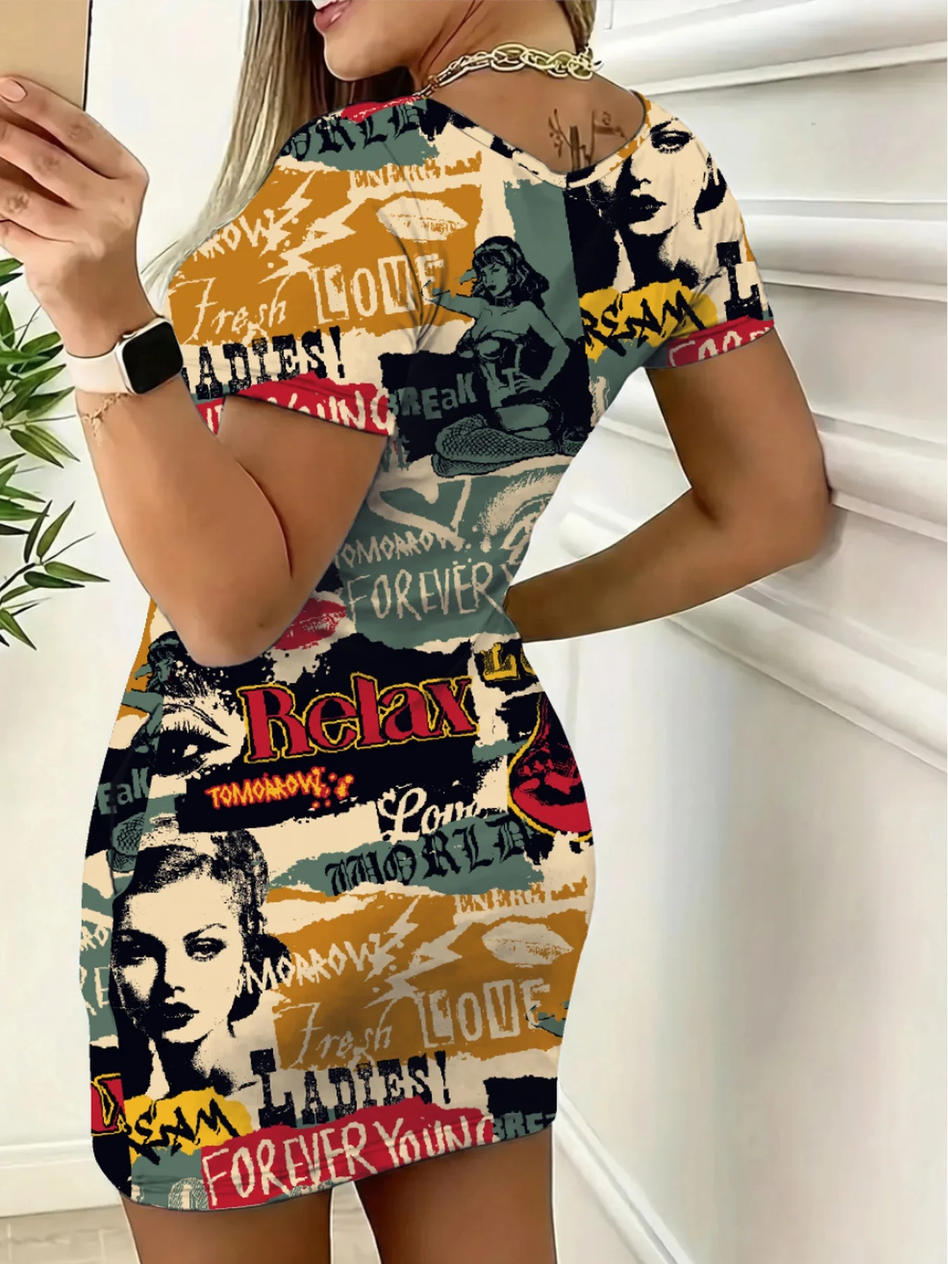 Damska, codzienna, elegancka, – French Vintage Floral Midi Dress recenzja i cena